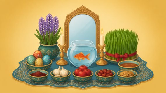 Nowruz, one of the fourteen occasions.