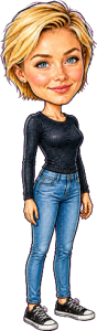 The woman above, drawn full length at the size the game draws her