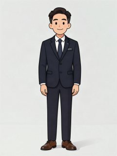 Classic dark suit