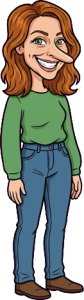 The woman above, drawn full length at the size the game draws her